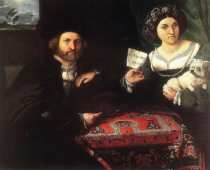 Lorenzo Lotto Husband and Wife china oil painting image